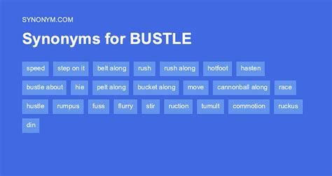 bustling synonym|What is another word for bustling